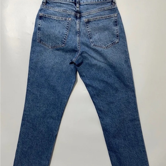 Very Mid Wash Blue High Waist Crop Jeans Size 10 Short, 6 Regular - Picture 3 of 3